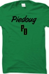 Piedoug Men's Green T-Shirt