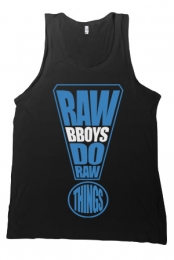 Raw BBoys Do Raw Things (Tank Top, Blue)