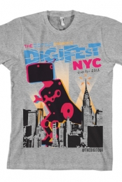 DigiFest NYC Dino (Heather Grey)