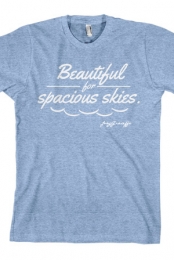 Beautiful for Spacious Skies (Athletic Blue)