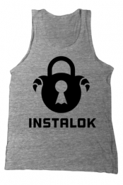 Logo Tank (Heather Grey) - Instalok
