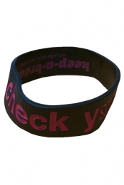 Keep A Breast Check Your Self!! Bracelet - Black