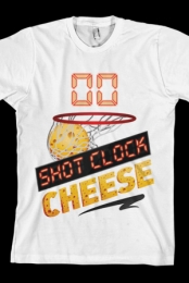Shot Clock Cheese Tee (White)