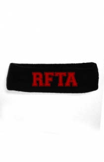 RFTA Headband (red on black)