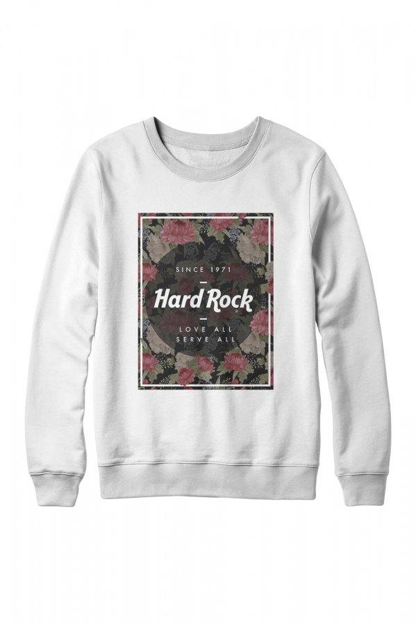 Rock Shop Floral Box Crewneck Sweatshirt