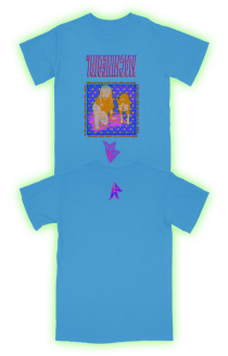 Ava Blue Tee T-Shirt - Machine Girl T-Shirts - Online Store on District